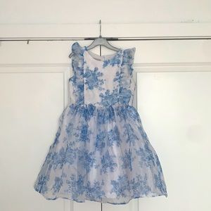 Pippa & Julie white and blue floral dress